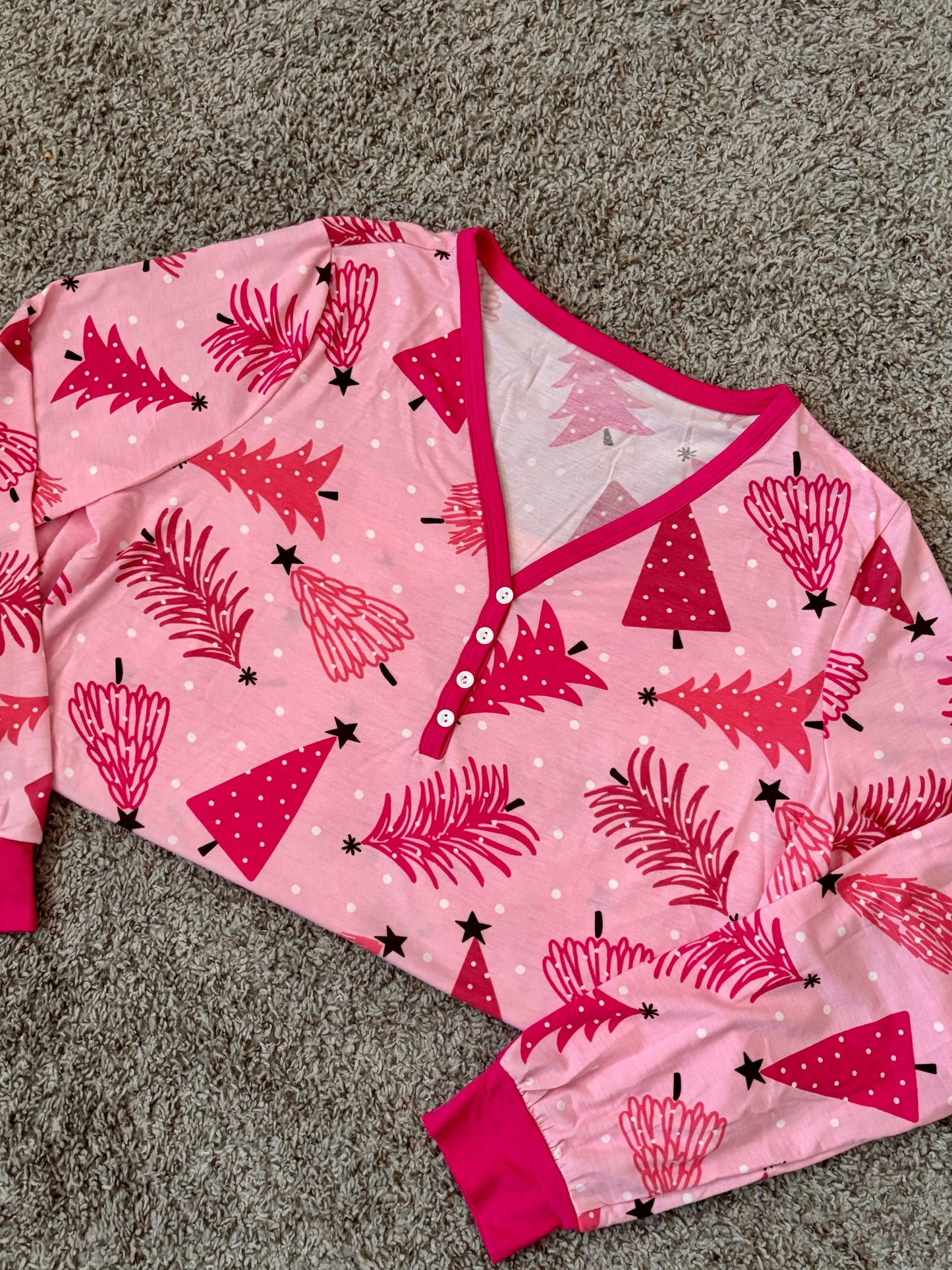 Pink Christmas Tree Lounge Set