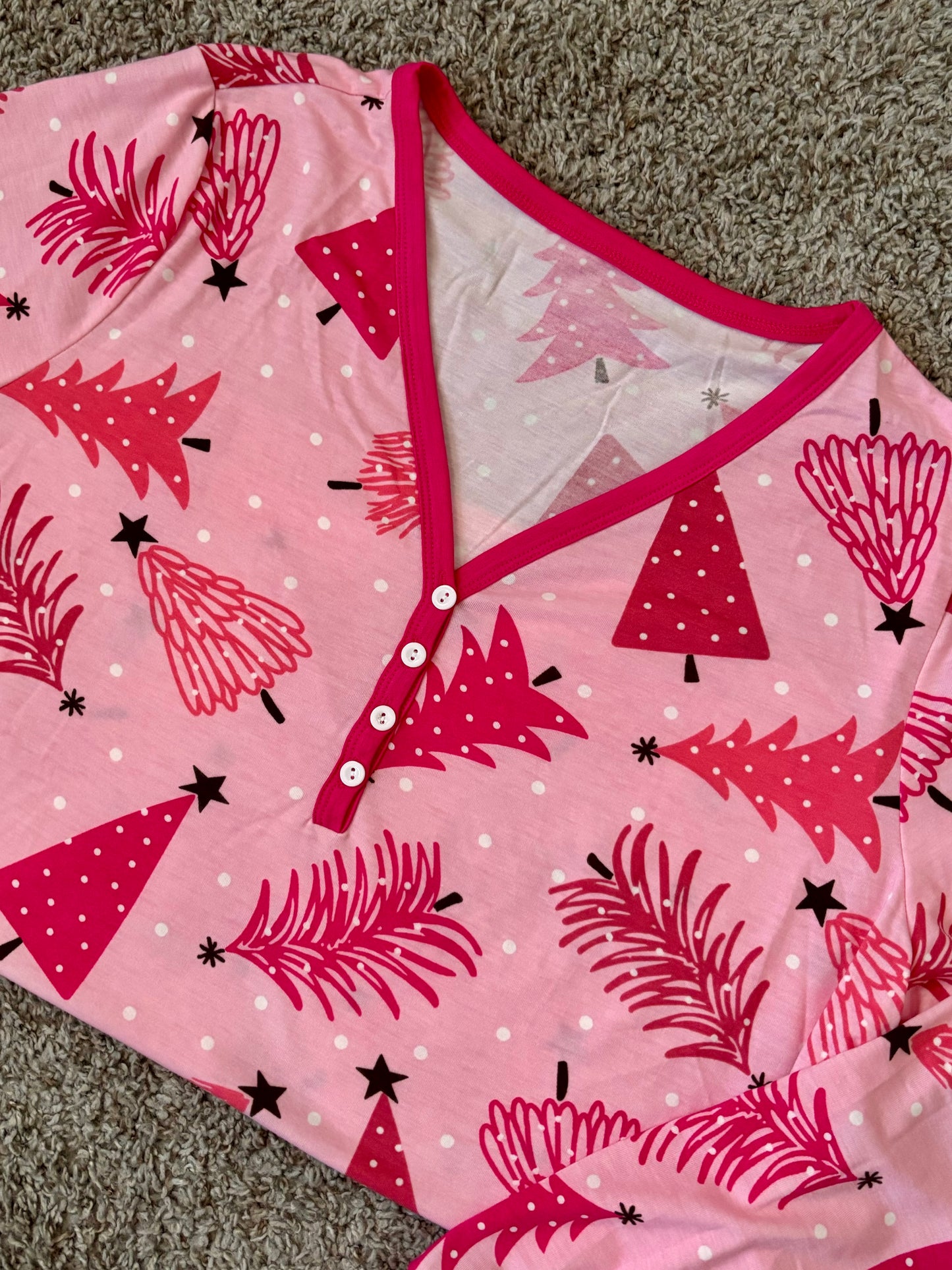 Pink Christmas Tree Lounge Set