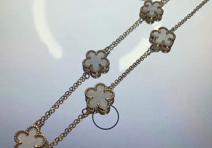 White Flower Necklace