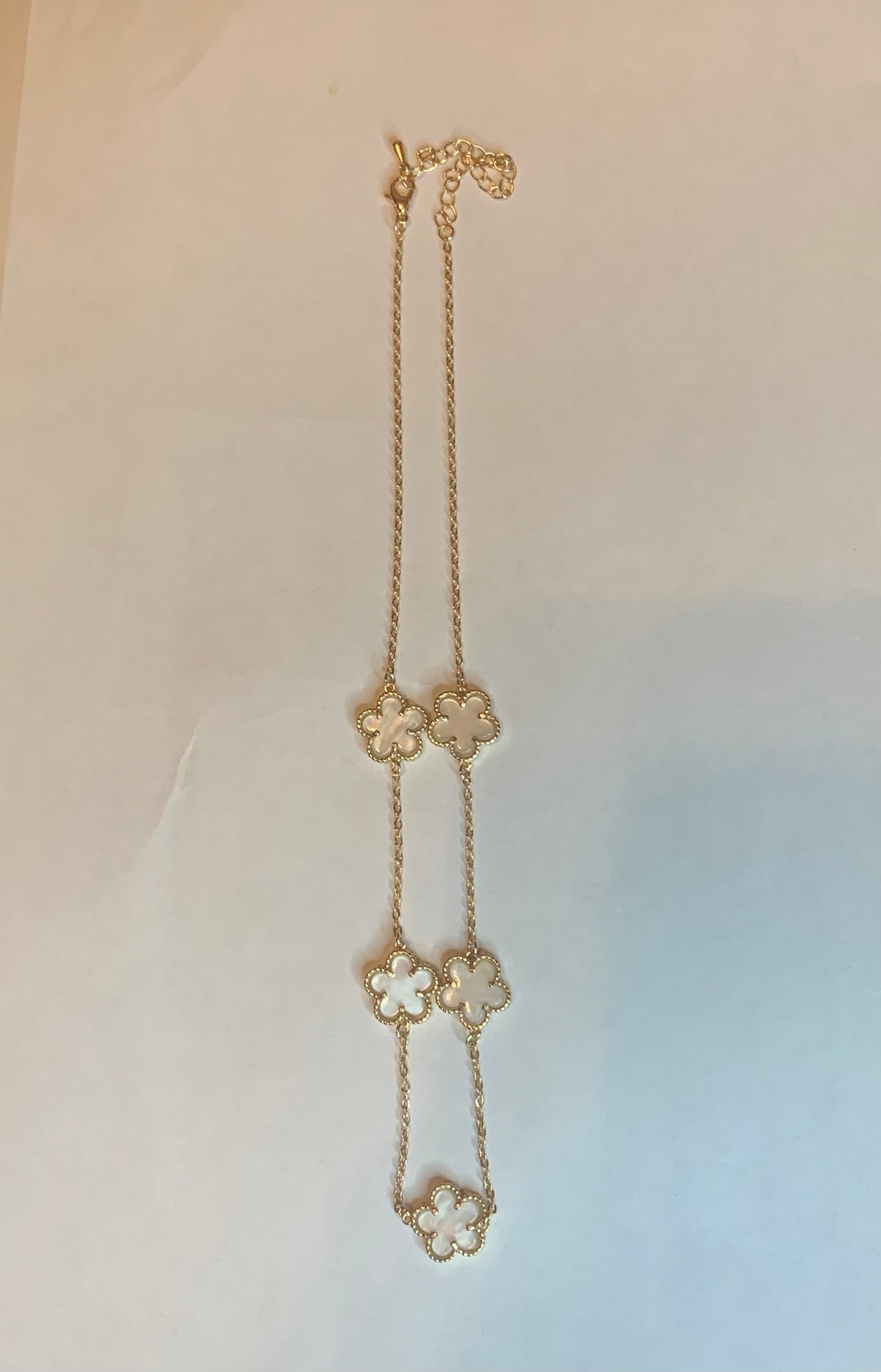 White Flower Necklace